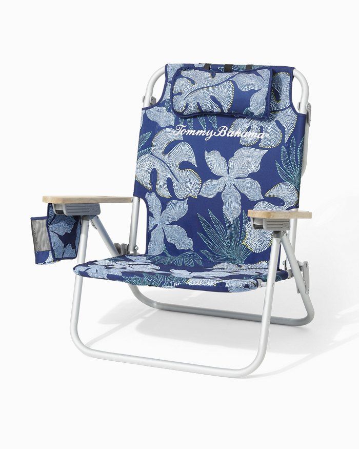 Batik Dotted Leaves Deluxe Backpack Beach Chair | Tommy Bahama