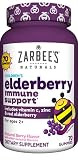 Zarbee's Naturals Children's Elderberry Immune Support Gummies with Vitamin C, Zinc, Natural Berry F | Amazon (US)