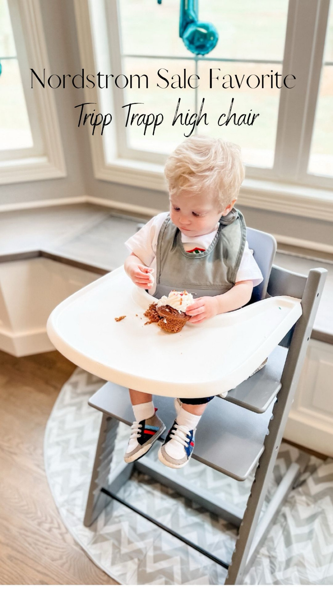 One of my fav Nordstrom sale finds is the Tripp Trapp high chair! It converts from infant to a chair for a full sized child’s chair. The convertible style means you’ll use it for a long time. 
High chair. Baby products. Baby registry. Baby gear. New mom. 

#LTKSaleAlert #LTKxNSale #LTKBaby