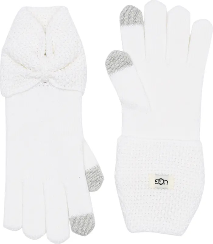 UGG® Bow Wool Blend Tech Glove | Nordstromrack | Nordstrom Rack