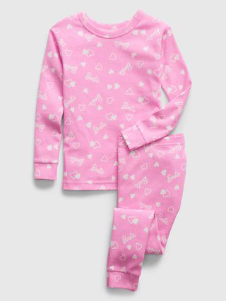 babyGap | Barbie™ 100% Organic Cotton PJ Set | Gap Factory