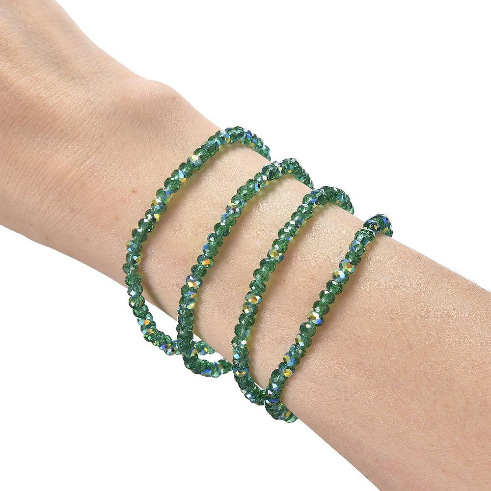 Beaded Bracelets for Women, Girls, Stackable Stretch Boho Bracelets Trendy | Amazon (US)