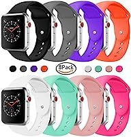 Silicone Band Compatible Apple Watch, Classic Sport Replacement Strap Apple Iwatch Sport Nike Editio | Amazon (US)