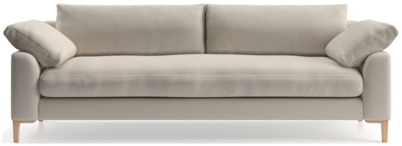Santiago Pillow Top Arm Sofa with Wood Legs | Crate & Barrel | Crate & Barrel