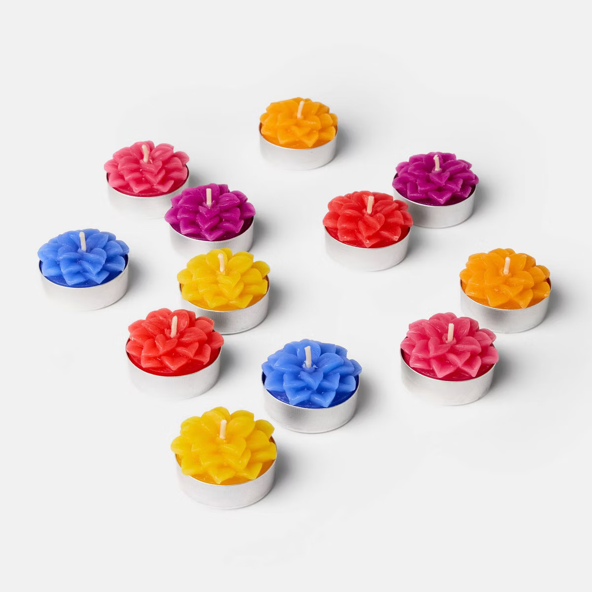 12ct Flower Tealight Candles Set | Target