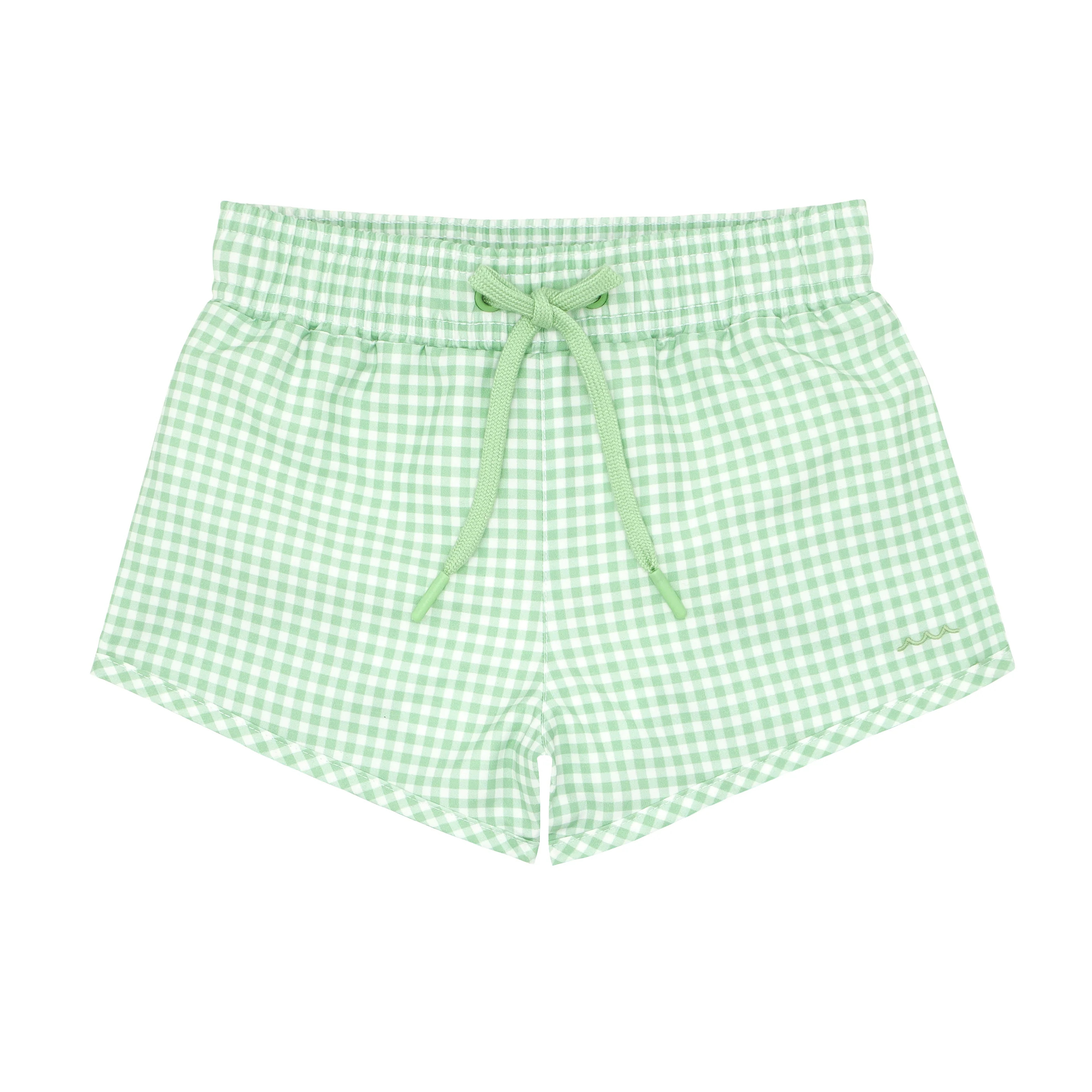 boys palm gingham boardie | minnow