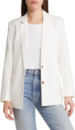 Stanton Linen Blend Blazer | Nordstrom
