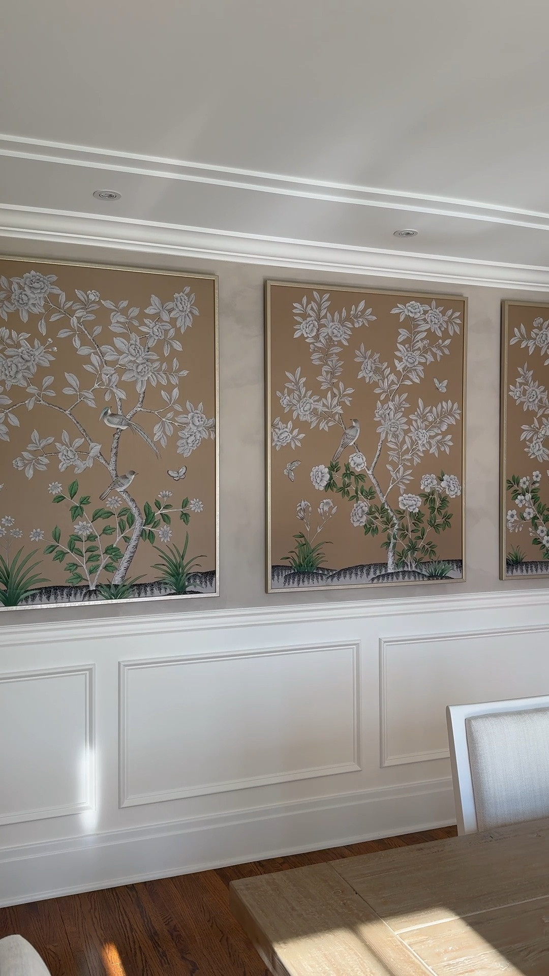 Beyond obsessed with how these custom chinoiserie hand painted panels turned out!

#LTKHome