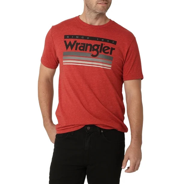 Wrangler® Men's Short Sleeve Graphic Tee, Sizes S-5XL | Walmart (US)