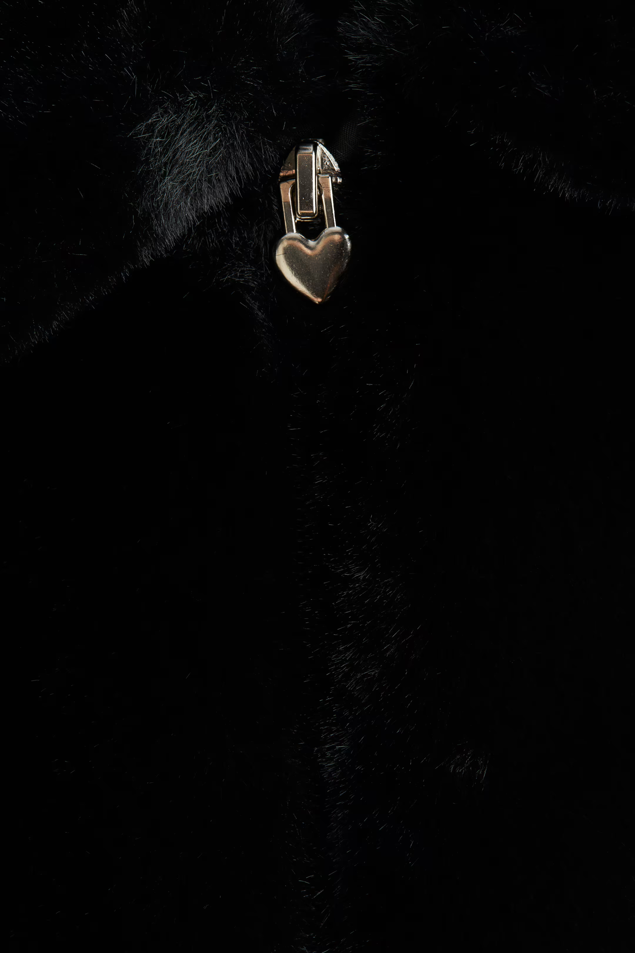 Black Fluffy Jacket | H&M (US + CA)