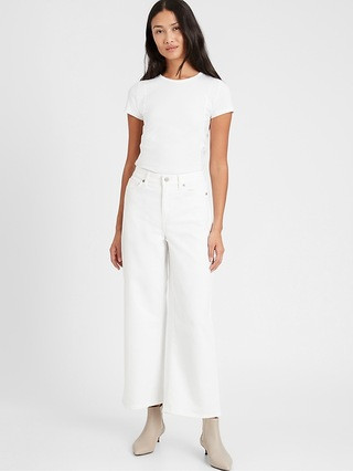 High-Rise Wide-Leg Cropped Jean | Banana Republic (US)