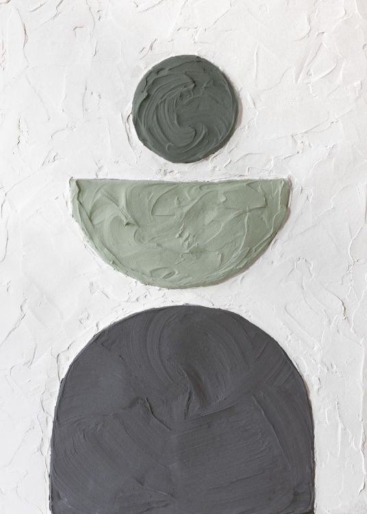Balance in Green Poster | Desenio