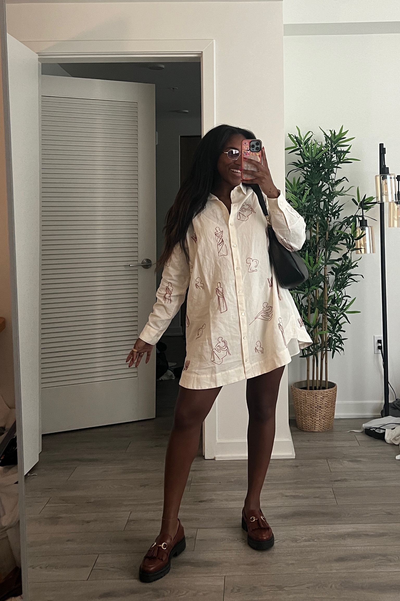 Heading out for drinks on a rooftop ! This oversized shirt dress is so perfect and light for summer evenings | sezane 

#LTKStyleTip #LTKSeasonal