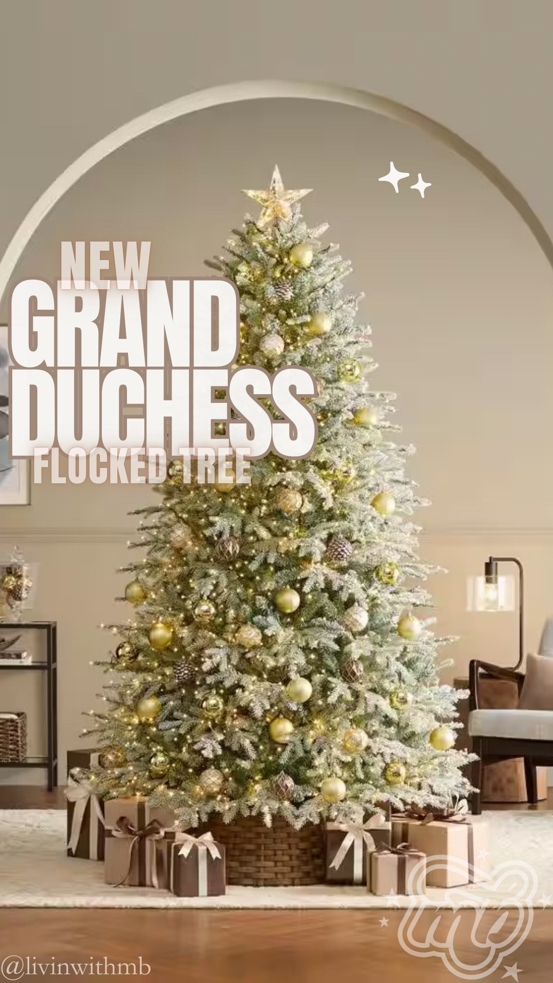 The viral Grand Duchess tree is back this year in a flocked version! SO GOOD 🤩

#LTKSeasonal #LTKHome #LTKStyleTip