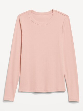 Snug Long-Sleeve Crew-Neck T-Shirt | Old Navy (US)