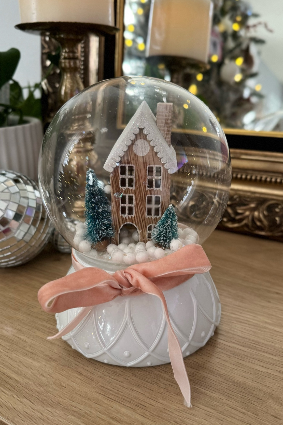 Cute DIY whimsical Snowglobe! 

Would make a cute gift! 

The Snowglobe and mini trees are from Hobby Lobby and house from Target dollar spot 

#LTKSeasonal #LTKGiftGuide #LTKHoliday