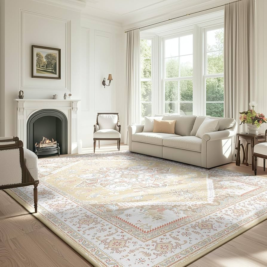BESTSWEETIE Area Rug 8x10 for Living Room, Washable Rug 8x10, Non Slip Water Repellent Floor Carp... | Amazon (US)