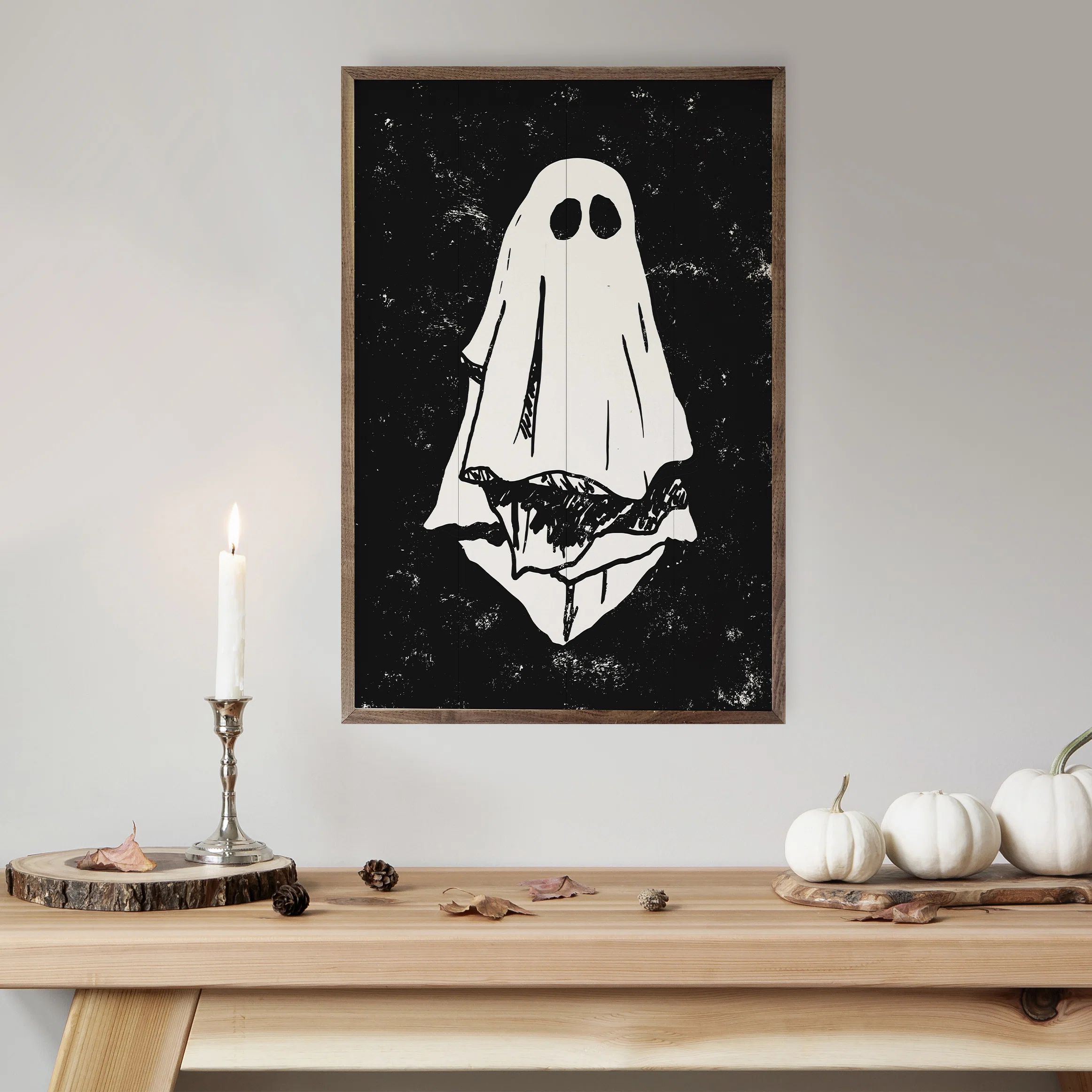 Trinx Hand Drawn Ghost Black | Wayfair | Wayfair North America