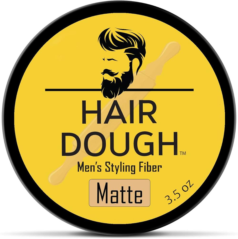 Hair Dough Styling Clay For Men, Matte Finish Molding Hair Wax Paste Quiff, Strong Hold Without T... | Amazon (US)