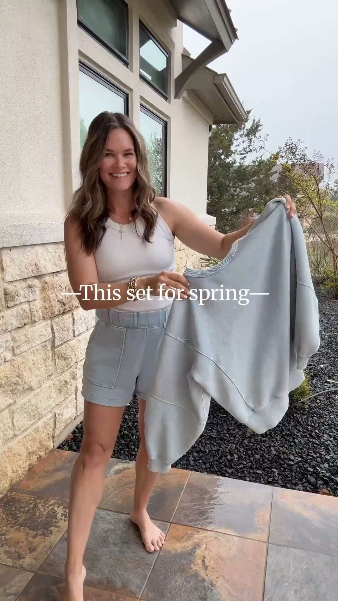 Is this not the perfect set going into spring?!  This Aerie matching set = soft, flattering, and the easiest one-and-done outfit for errands or school pickup. Effortless but elevated. 👏👌

#LTKmomlife #LTKootd #LTKgrwm
