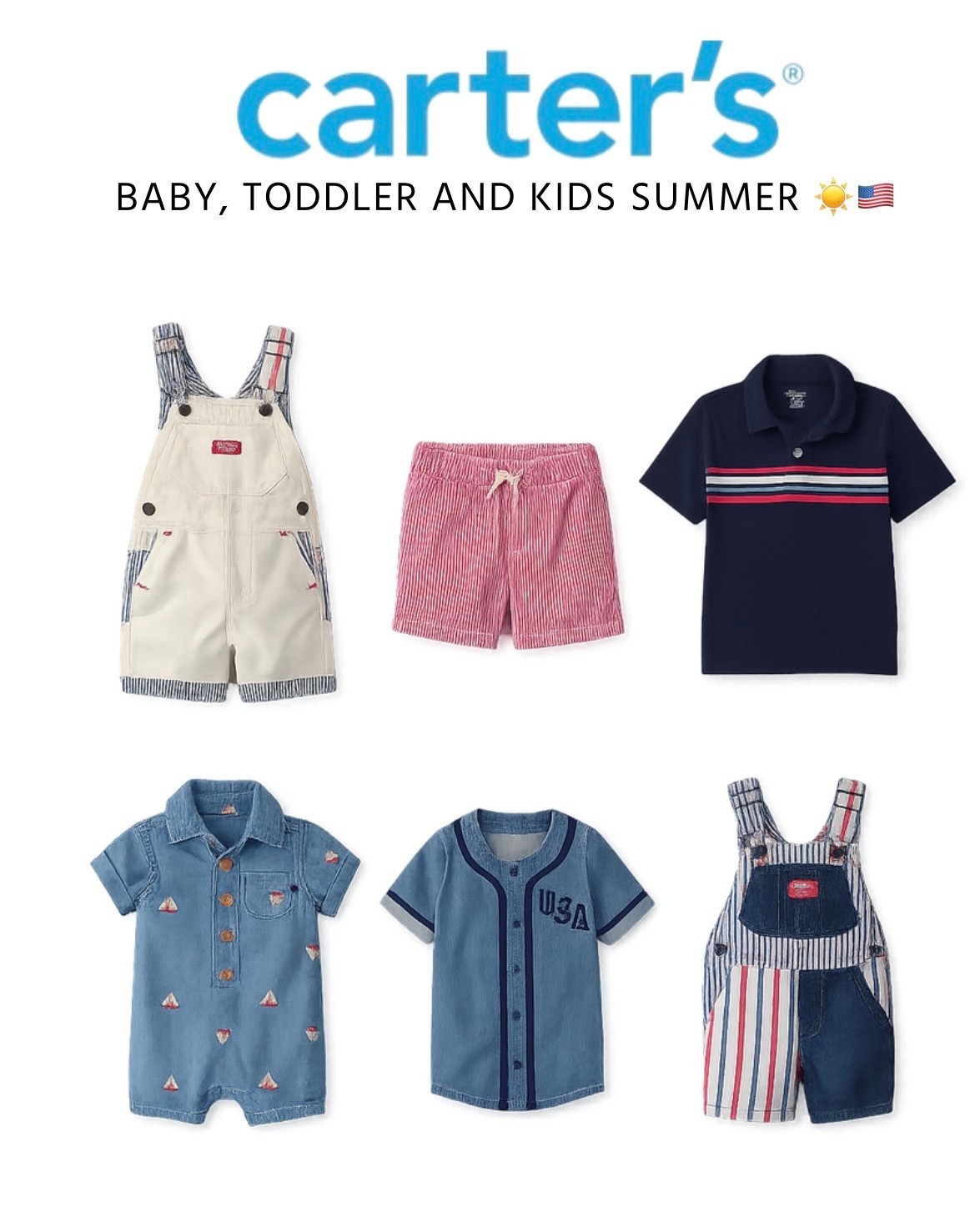 🇺🇸❤️ I can not wait for summer!! 

#carters #ltksummer #babyandtoddler #matchingfamily

#LTKSeasonal #LTKmomlife #LTKKids