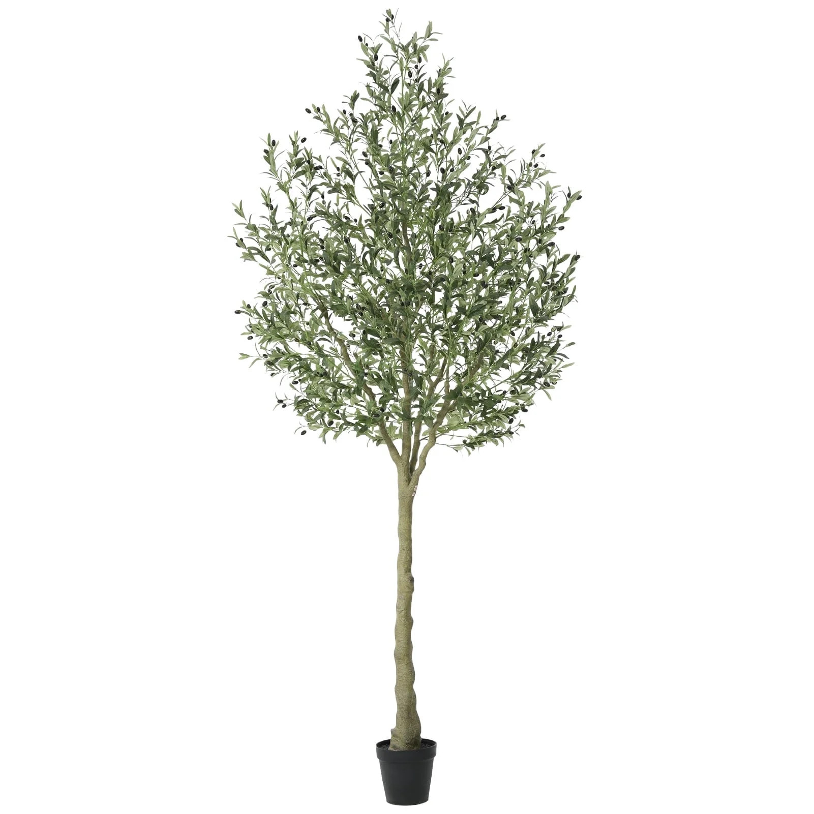 DR.Planzen 10FT Tall Big Artificial Olive Tree With Handmade Seagrass Basket, Green | Walmart (US)