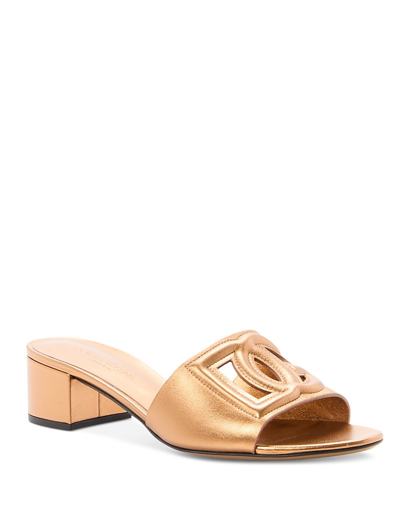 Dolce & Gabbana Women's Leather Slides | Bloomingdale's (US)