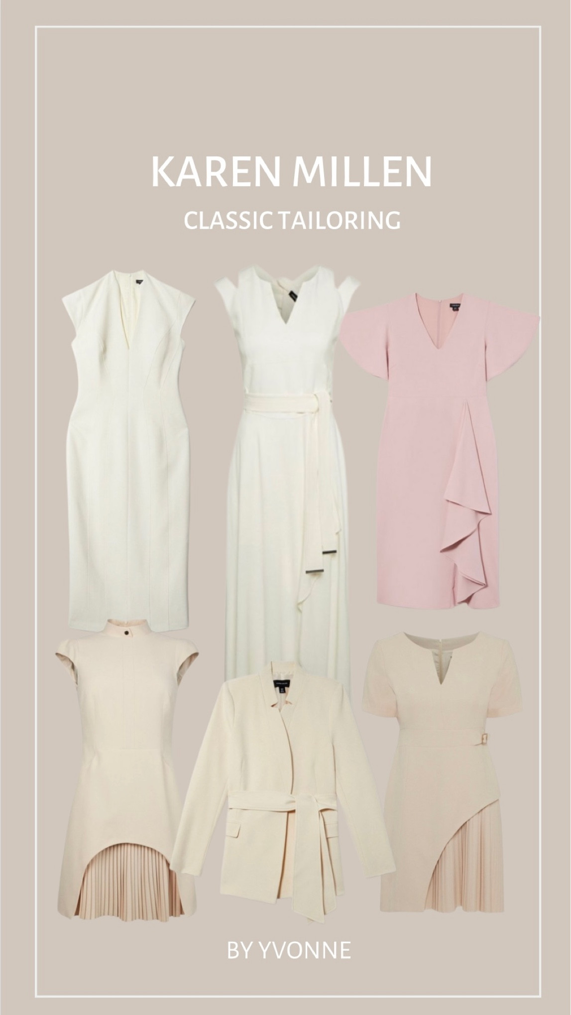 Karen Millen, new in season, Spring Style, Spring fashion, Wedding Guest, soft tailoring, military style dress, white dress, blush midi dress

#LTKeurope #LTKstyletip #LTKSeasonal