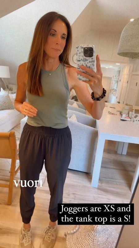 Everyone needs these joggers and ribbed high neck tanks in their life! Size down in the joggers and tank runs TTS! #vuori #fitness #active

#LTKActive #LTKVideo #LTKfitness