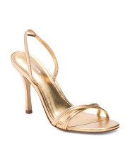 Made In Brazil Leather Annie Heeled Sandals | Marshalls