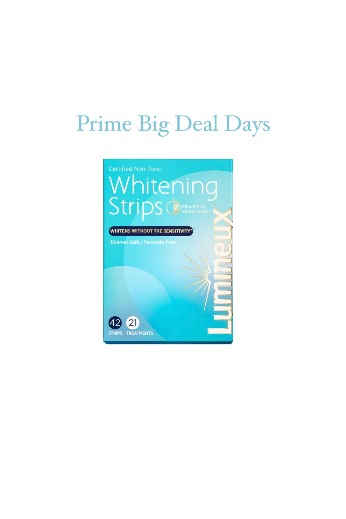 Prime Big Deal Days 

Whitening strips, teeth, dental, smile, beauty 

#LTKfindsunder50 #LTKbeauty #LTKxPrime