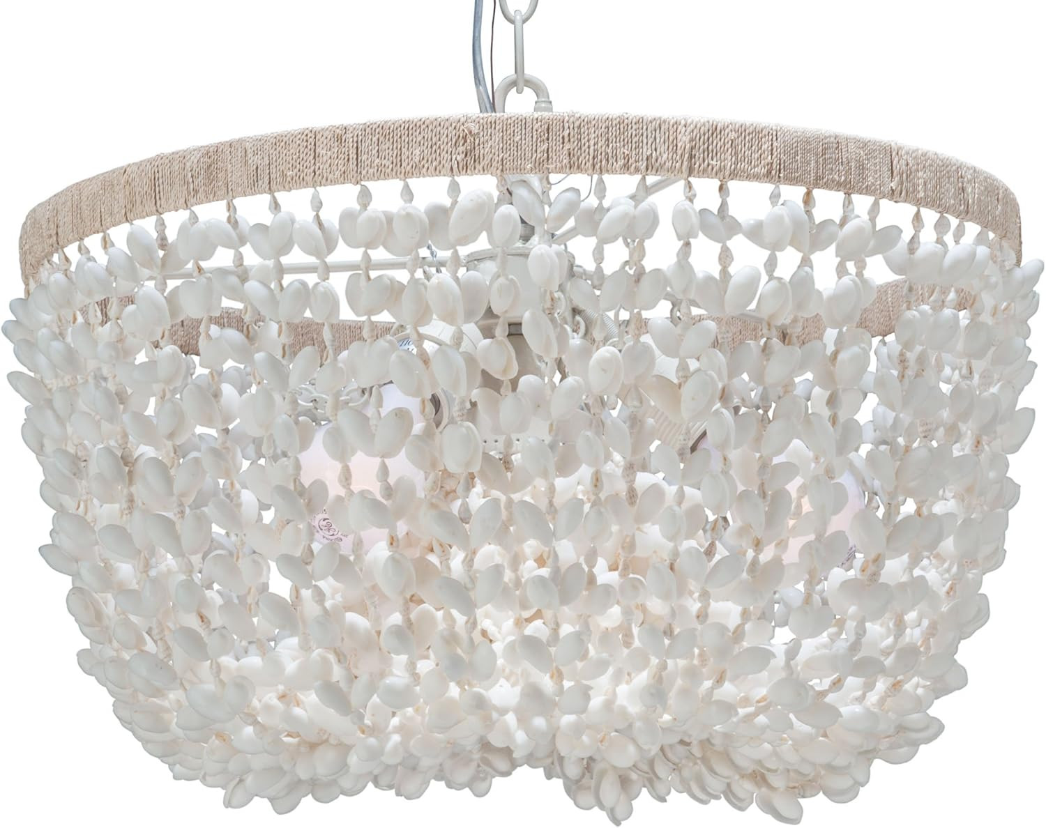 KOUBOO Inverted Pendant Lamp, Bubble Seashell, White | Amazon (US)