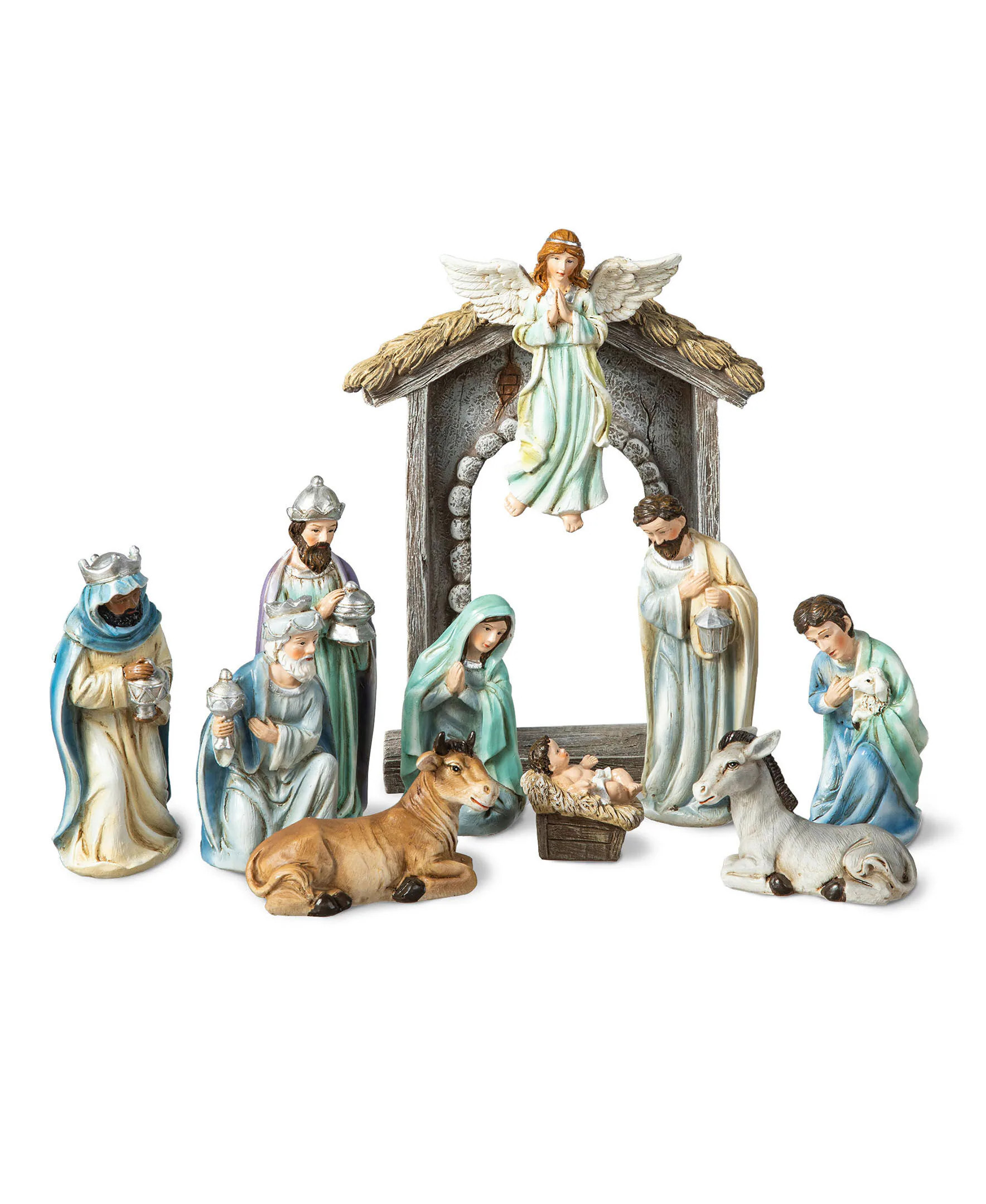 Glitzhome 8-in Nativity Christmas Figurine | 2030700009 | Lowe's