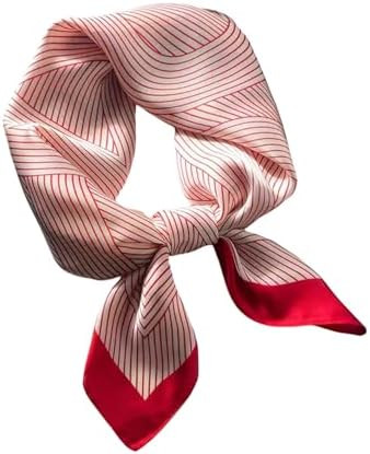 Verdusa Women's Vintage Satin Headscarf Elegant Square Scarves Hair Bandana | Amazon (US)
