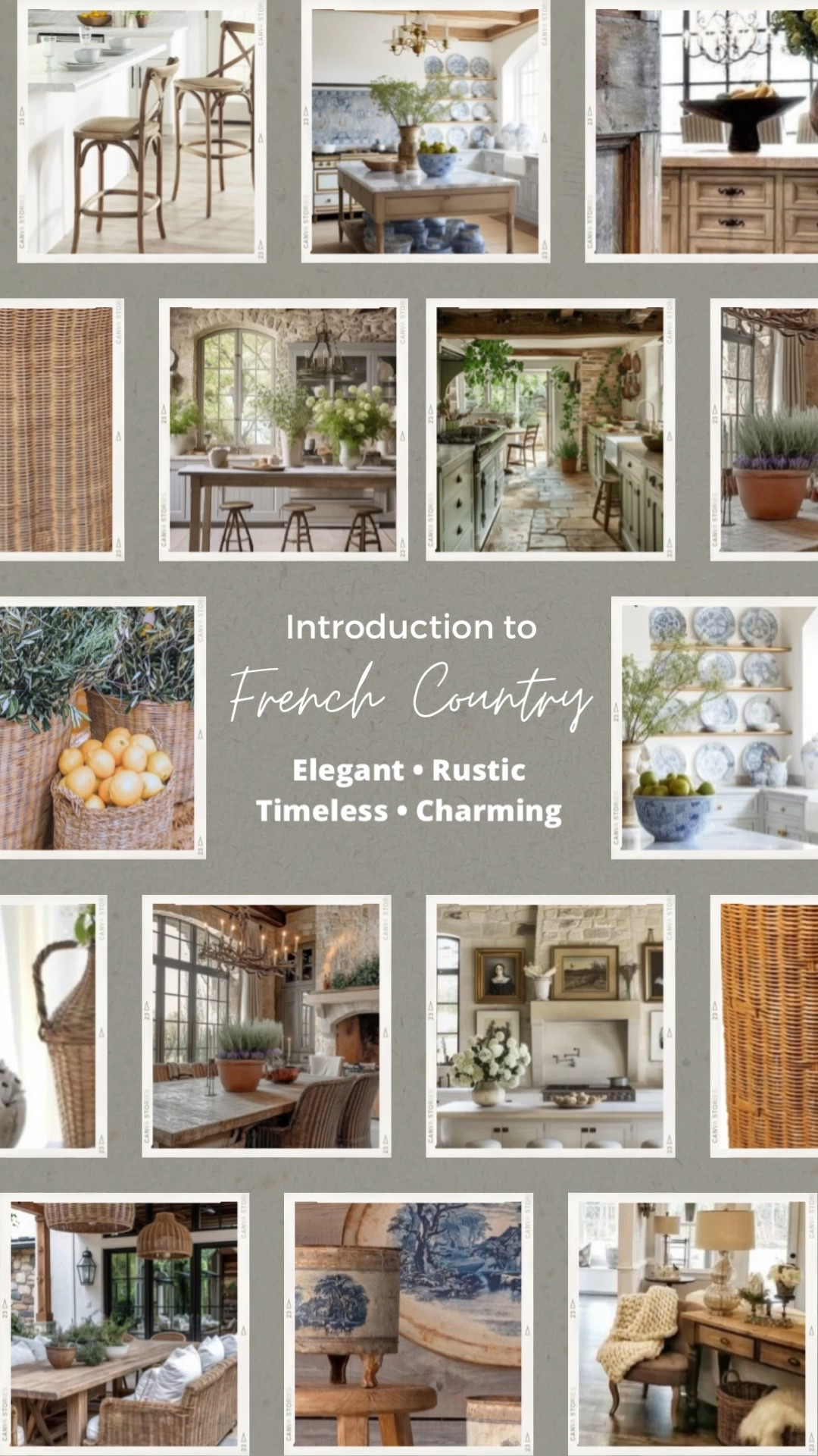 French Country, farmhouse, rustic elegance, vintage charm, shabby chic, antique style, distressed wood, toile, Provence, cottagecore, ornate mirrors, gilded frames, linen textiles, farmhouse table, cozy home, country chic, European decor, weathered finishes, timeless beauty, French-inspired.

#LTKStyleTip #LTKHome