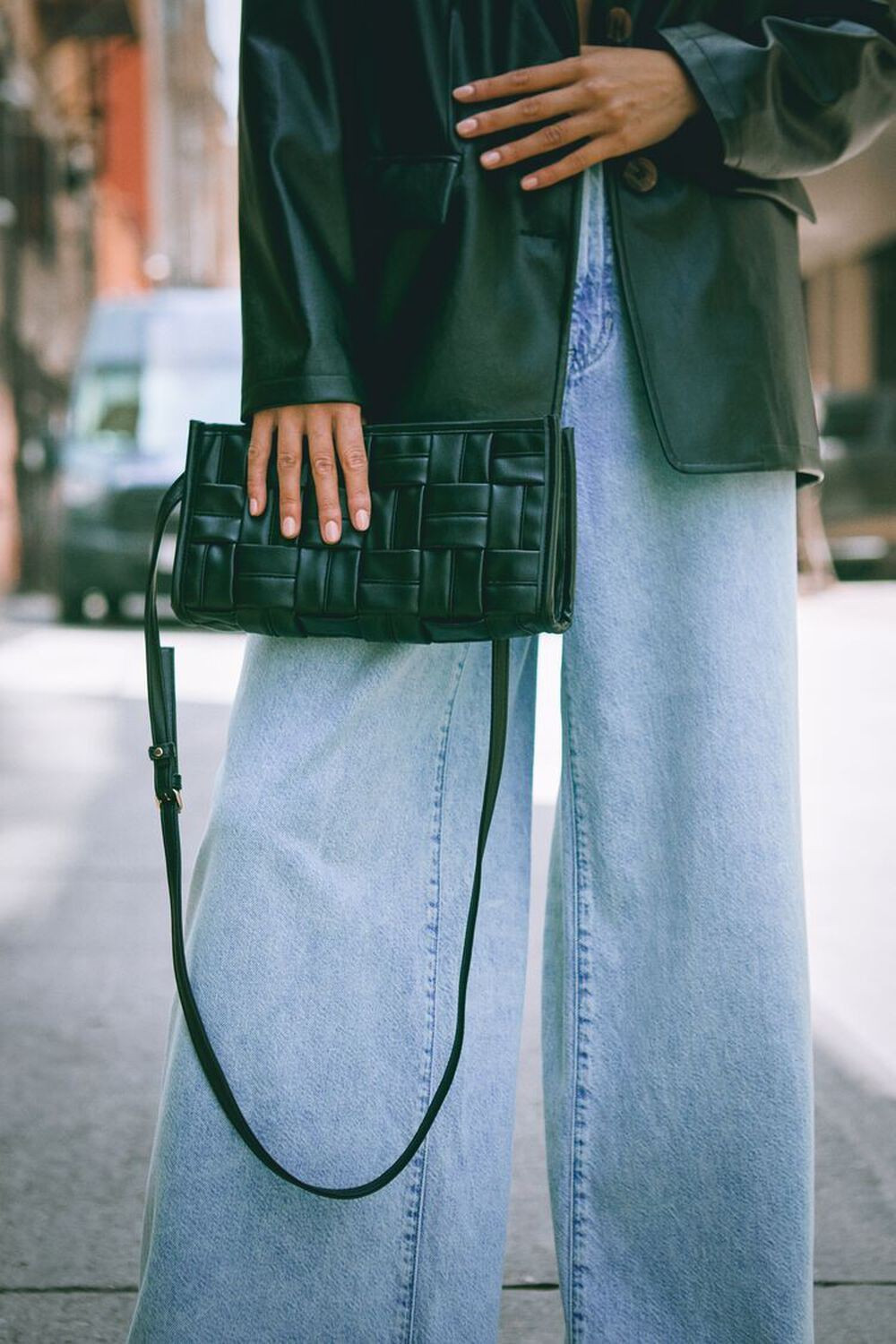 Crosshatch Quilted Crossbody Bag | Forever 21 (US)