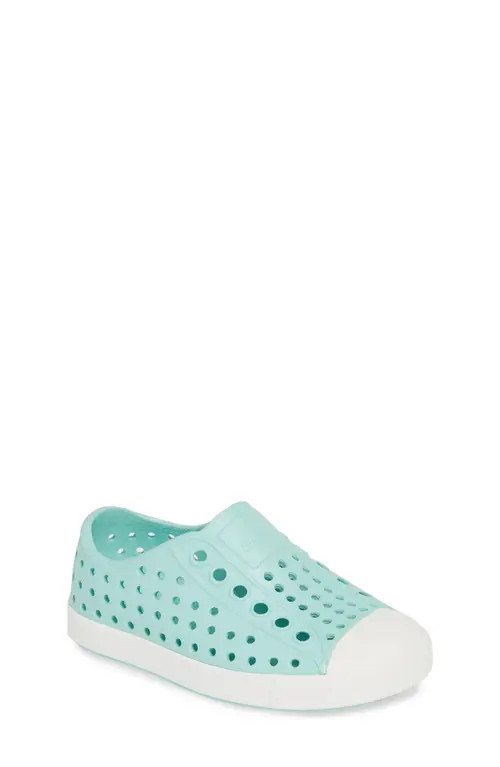 Native Shoes Jefferson Water Friendly Slip-On Vegan Sneaker in Hydrangea Blue/Shell White at Nordstr | Nordstrom