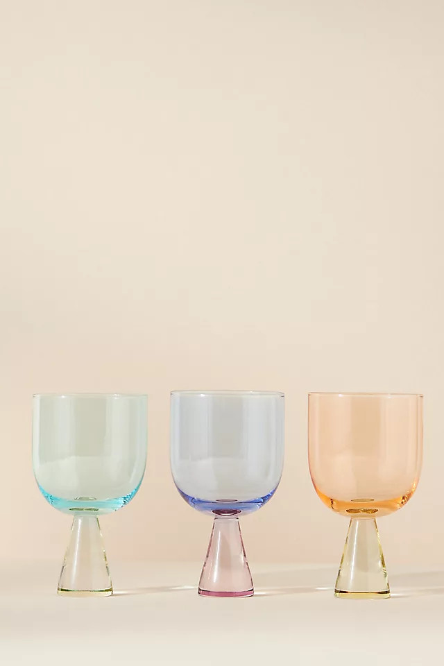 Ramona Wine Glasses, Set of 4 | Anthropologie (US)