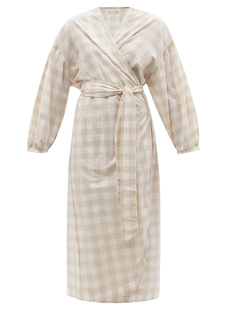 Agnes balloon-sleeve organic-cotton robe | General Sleep | Matches (US)