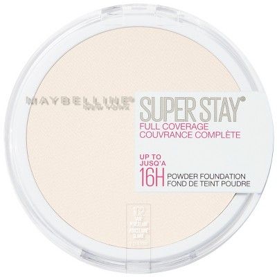 Maybelline Super Stay Full Coverage Pressed Powder Foundation - 0.21oz | Target