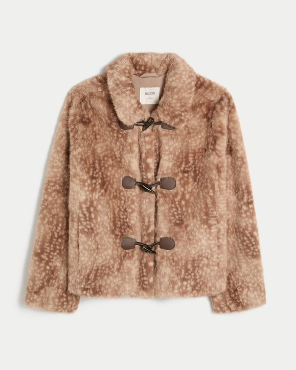 Women's Cozy Toggle Jacket | Women's Jackets & Coats | HollisterCo.com | Hollister (US)