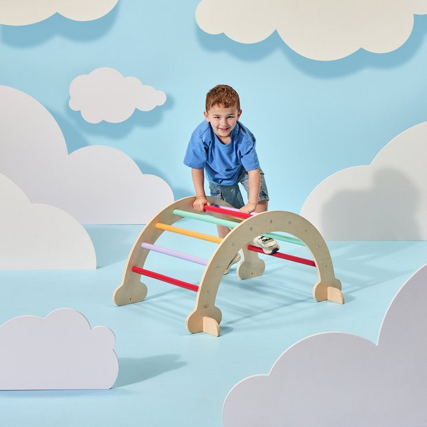 Buy Chad Valley Wooden Climbing Arch | Playmats, gyms and tummy time | Argos | argos.co.uk