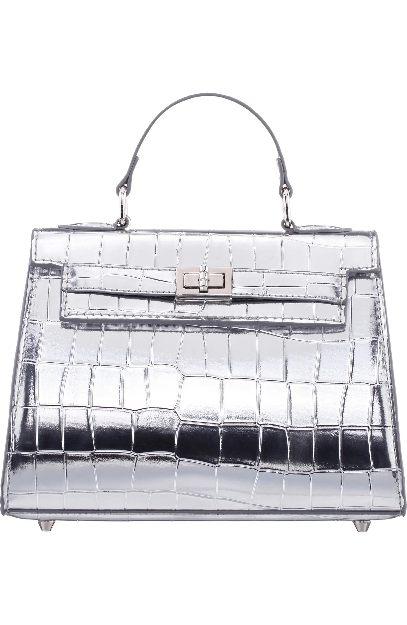 Nina Gemini Croc Embossed Clutch | Nordstrom | Nordstrom