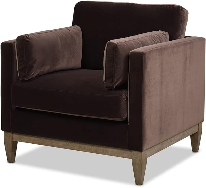 Jennifer Taylor Home Knox 36" Modern Farmhouse Performance Velvet Large Living Room Accent Arm Ch... | Amazon (US)