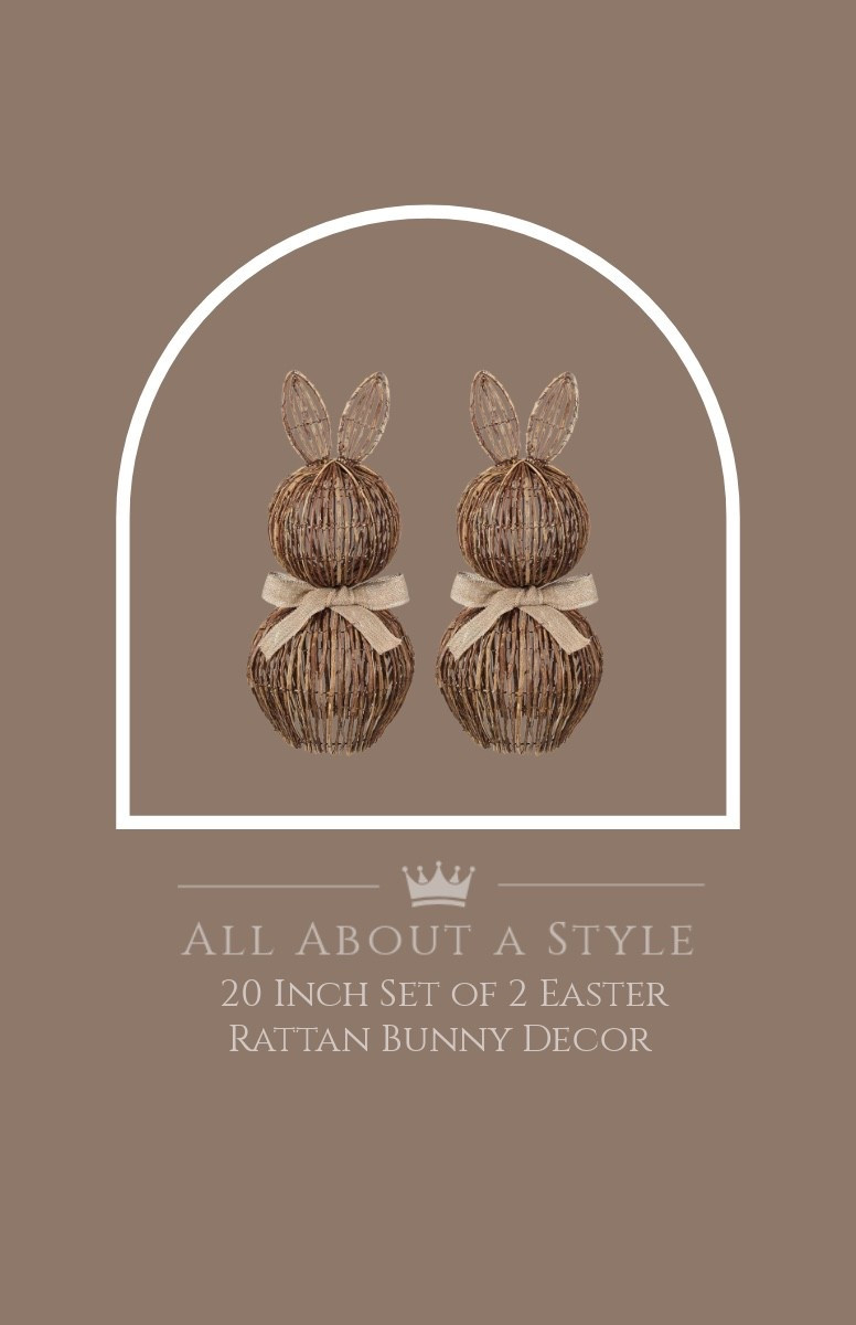 Spring styling made easy 🐰

These 20” rattan bunny topiaries add the sweetest touch to your porch, entryway, or garden. The neutral woven texture + soft beige bows = effortlessly chic Easter decor.

#LTKhome #LTKseasonal #EasterDecor #SpringHome #FarmhouseDecor #PorchStyling #BunnyDecor #NeutralHome