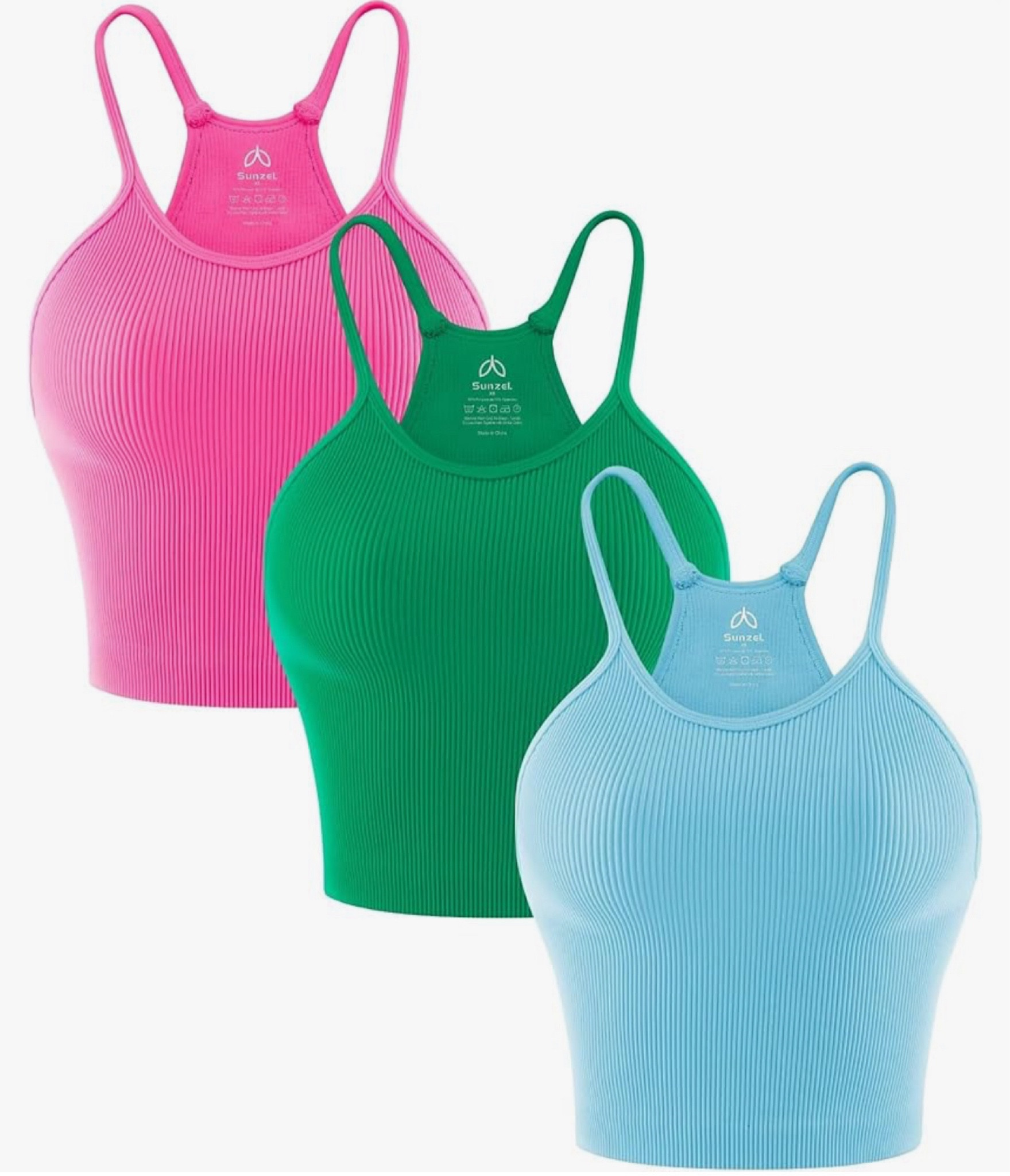 Great workout tanks! *Free People dupe 
Comes in a pack of 3 🛍️