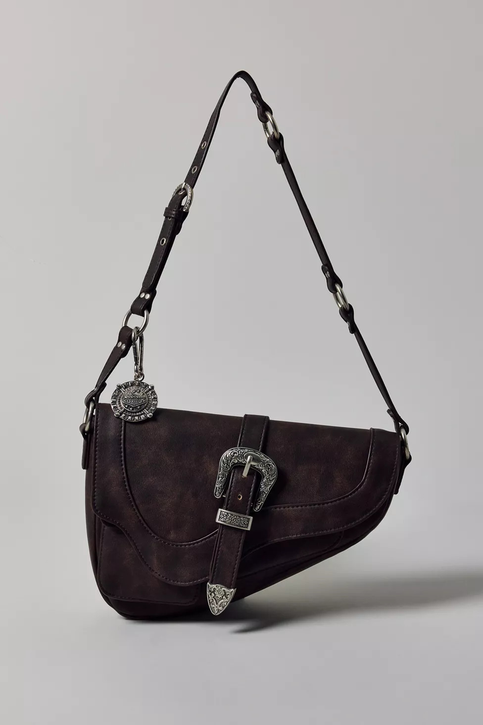 Sonny Faux Leather Saddle Bag | Urban Outfitters (US and RoW)