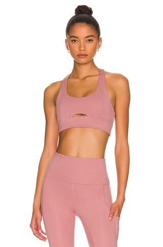 WellBeing + BeingWell MoveWell Tallulah Sports Bra in Soft Burgundy from Revolve.com | Revolve Clothing (Global)