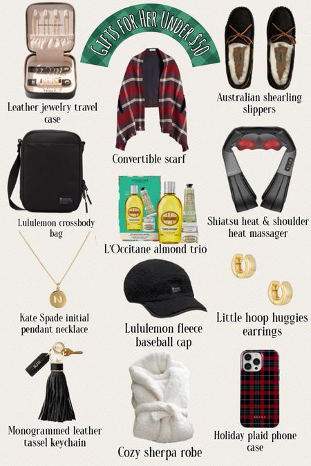 Gifts for the ladies under $50 

#LTKGiftGuide #LTKHoliday #LTKfindsunder50