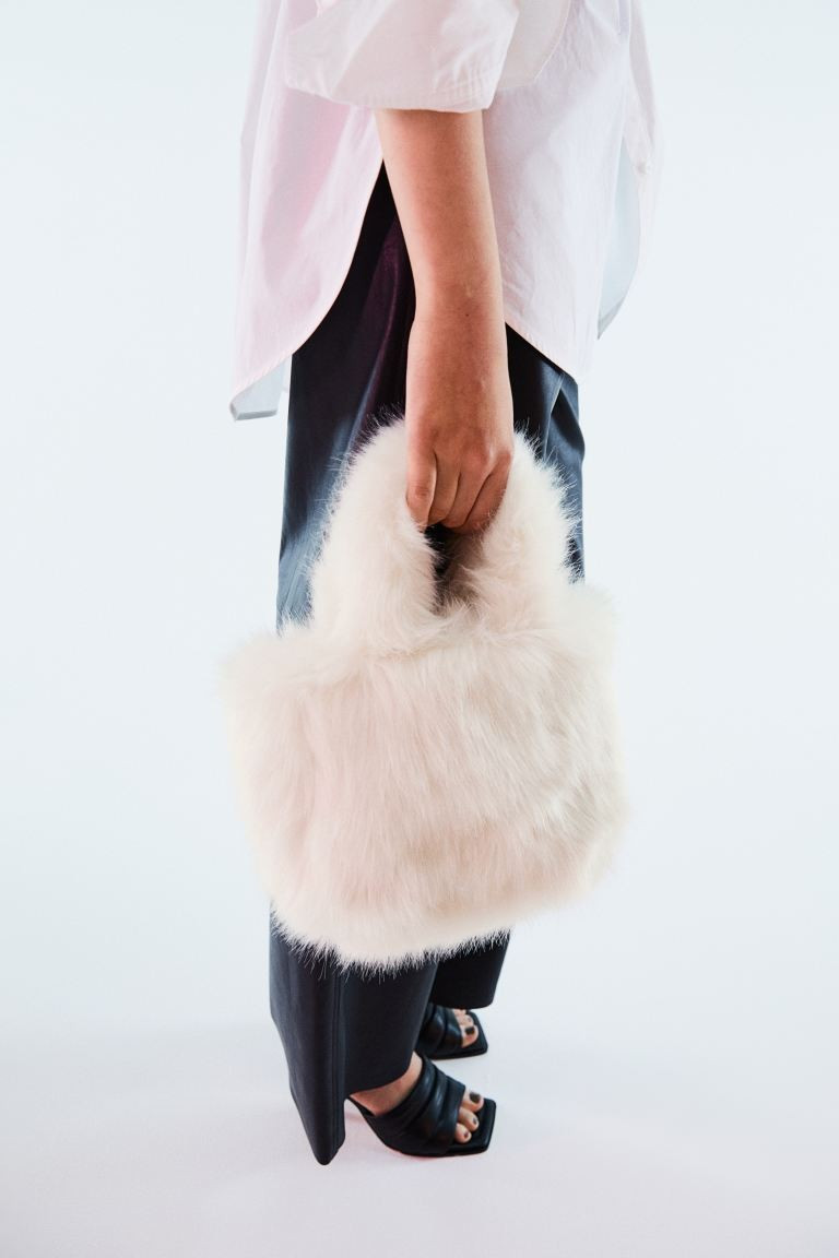 Small Faux Fur Shoulder Bag | H&M (US + CA)